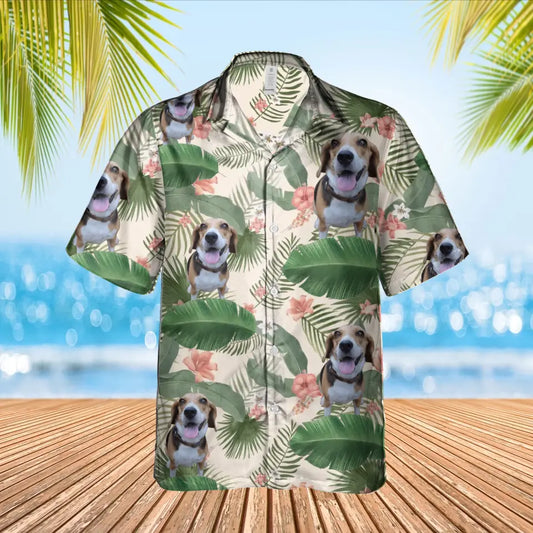 Camisa do Havai personalizada com o teu pet